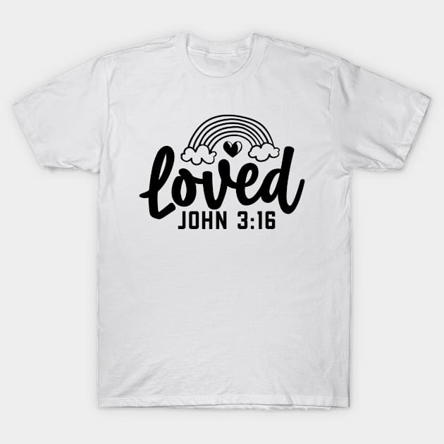 Loved john T-Shirt by AMER.COM